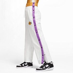 NWT $200 NIKE X AMBUSH WOMEN'S track PANTS MEDIUM M LA LAKERS WARM UP Tearaway